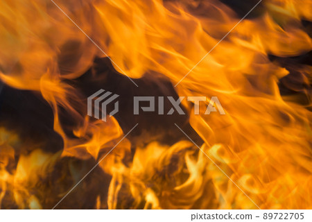 Campfire on dark background Campfire on dark background 89722705