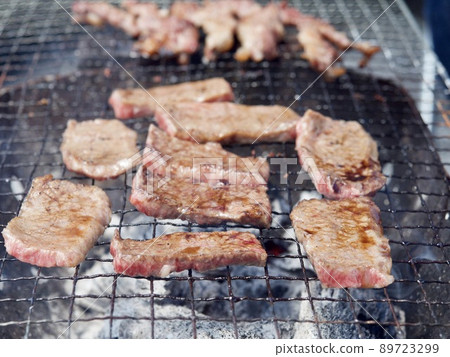 Yakiniku Good meat Beef steak Calvi all-you-can-eat Shichirin BBQ Yakiniku Good meat Beef steak Calvi all-you-can-eat Shichirin BBQ 89723299