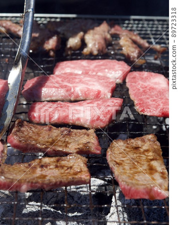 Yakiniku Good meat Beef steak Calvi all-you-can-eat Shichirin BBQ 89723318