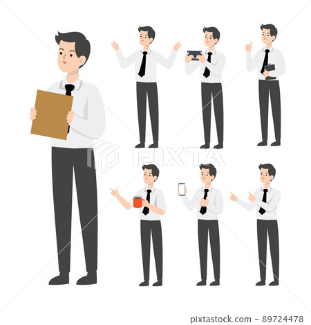 Businessman character design 89724478