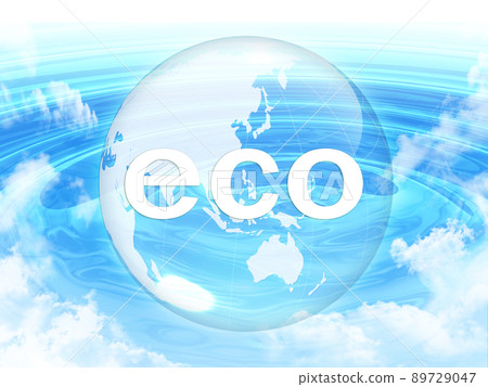 Ripples globe environmental image 89729047