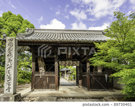 四國88地方83一宮寺三門香川縣高松市 四國88地方83一宮寺三門香川縣高松市 89730401