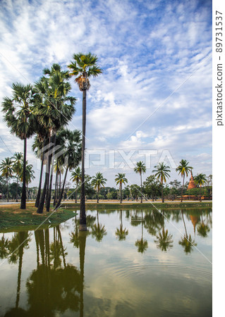 Wat Sra Sri or Wat Sa Si in Sukhothai historical park in Thailand Wat Sra Sri or Wat Sa Si in Sukhothai historical park in Thailand 89731537