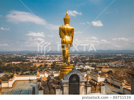 Wat Phrathat Khao Noi or Phra Phuttha Maha Utam Mongkhon Nanthaburi, on the top of Doi Khao Noi in 89731539