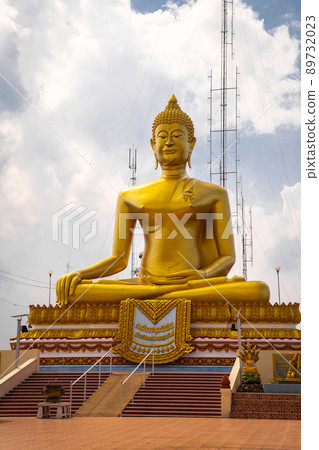 Wat Khiriwong temple on top of the mountain in Nakhon Sawan, Thailand 89732023
