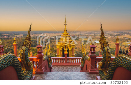 Wat Doi Prachan Mae Tha or Wat Phra That Doi Phra Chan in Lampang, Thailand Wat Doi Prachan Mae Tha or Wat Phra That Doi Phra Chan in Lampang, Thailand 89732193