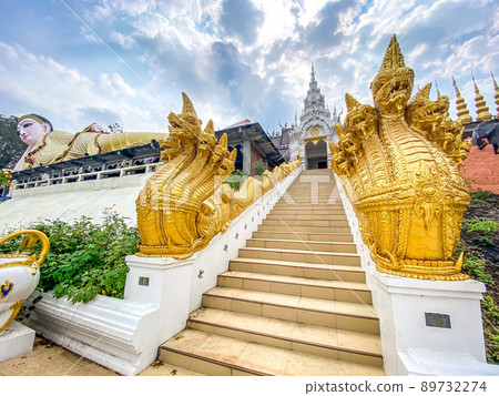 Golden Rock Temple or Wat Phra That Din Kwaen in Phrae province, Thailand 89732274