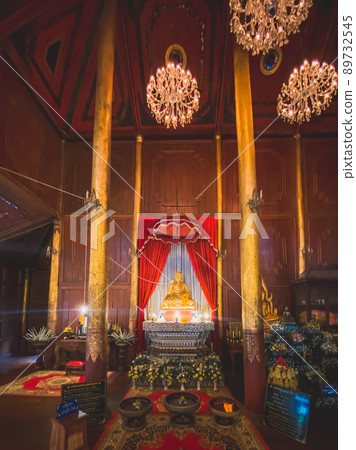 Wat Chom Sawan temple in Phrae, Thailand 89732545