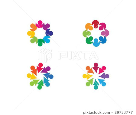 Community vector icon illustration design - Stock Illustration ...