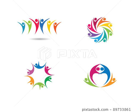 Community vector icon illustration design - Stock Illustration ...