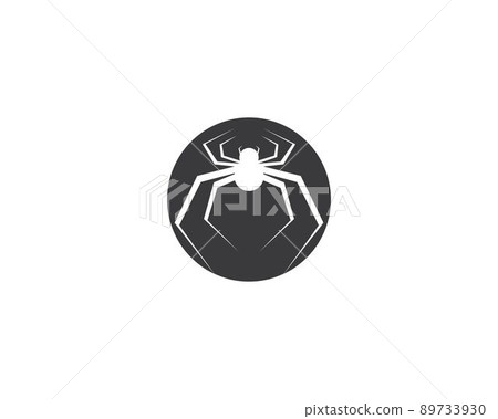 Spider symbol vector icon illustration 89733930