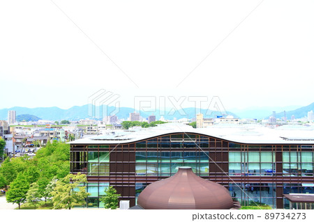 Scenery of Gifu City, Gifu City Central Library 89734273