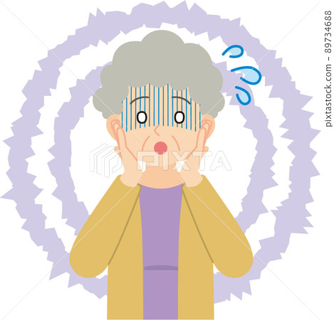 Impatient senior woman _ no line Impatient senior woman _ no line 89734688