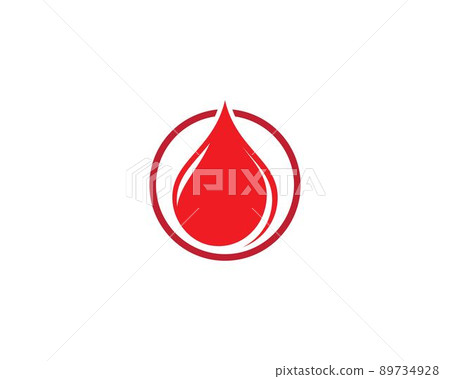 Blood vector icon illustration design 89734928