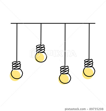 Material of the hanging light bulb Material of the hanging light bulb 89735208
