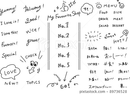 delicious! Handwritten text for food introduction delicious! Handwritten text for food introduction 89736528