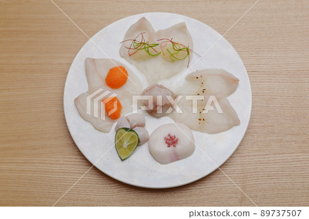 White fish sashimi White fish sashimi 89737507