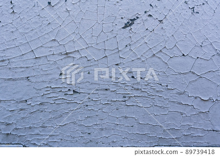 Old cracked paint on the concrete wall Old cracked paint on the concrete wall 89739418