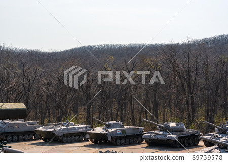 army tank. Russian museum with tanks army tank. Russian museum with tanks 89739578