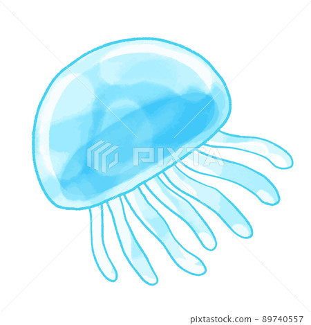 水母手繪風水圖 89740557