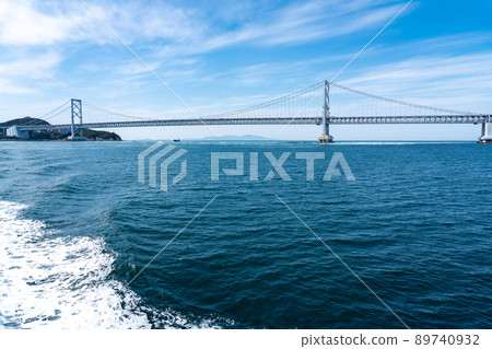 Onaruto Bridge and Naruto Strait, Minamiawaji City, Hyogo Prefecture 89740932