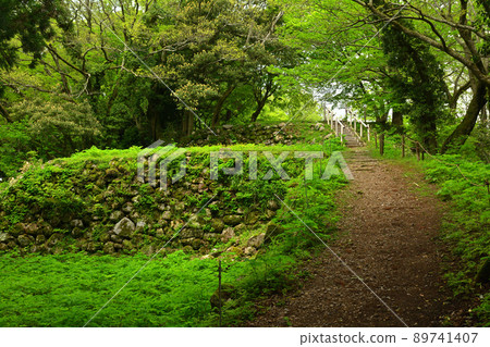 日本的100個精美城堡,七尾城 日本的100個精美城堡,七尾城 89741407