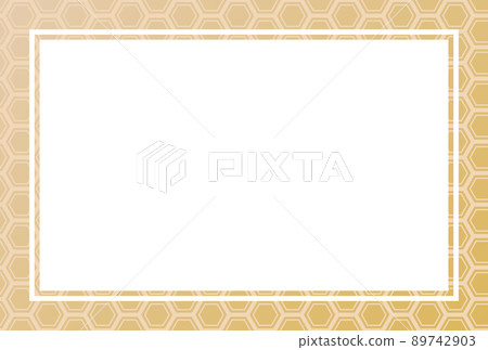 Hexagonal Pattern Frames Frame wallpaper image of hexagonal pattern - Stock Illustration ...