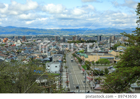 福島縣會津若松市飯森山（白虎隊自定地）遠眺 89743650