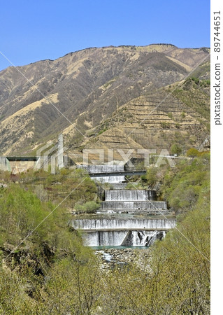 足尾銅礦山遺址足尾松木川渡瀨源頭沙房水壩 足尾銅礦山遺址足尾松木川渡瀨源頭沙房水壩 89744651