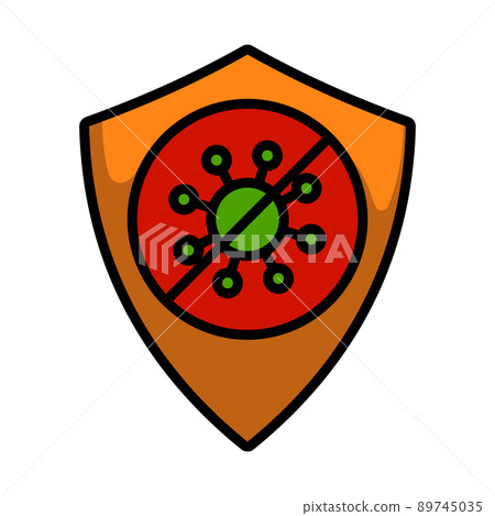 Shield From Coronavirus Icon 89745035