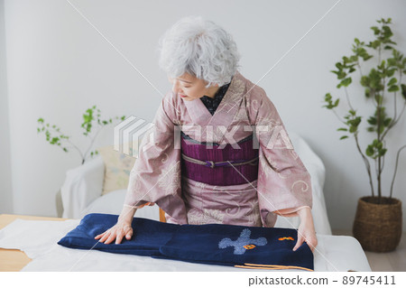 Kimono woman tato paper Kimono woman tato paper 89745411