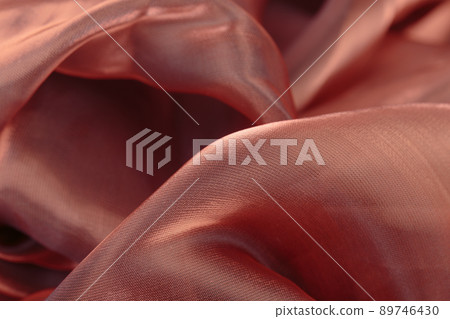 The texture of the fabric is close-up brown. The texture of the fabric is close-up brown. 89746430