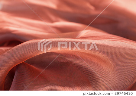 The texture of the fabric is close-up brown. The texture of the fabric is close-up brown. 89746450