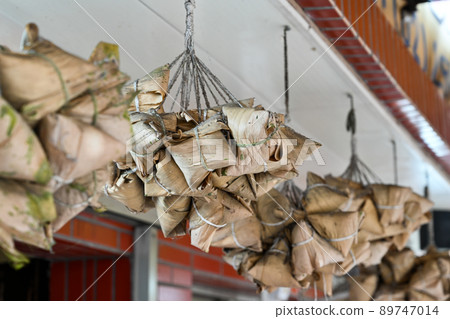 台灣端午節傳統肉粽 89747014