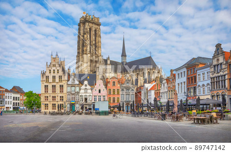 Grote Markt square in Mechelen, Belgium Grote Markt square in Mechelen, Belgium 89747142