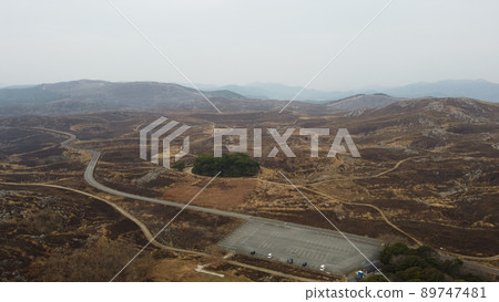 The nature and global environment of "Chija ga Mori"! Akiyoshidai Quasi-National Park, Mine City, Yamaguchi Prefecture Drone 89747481