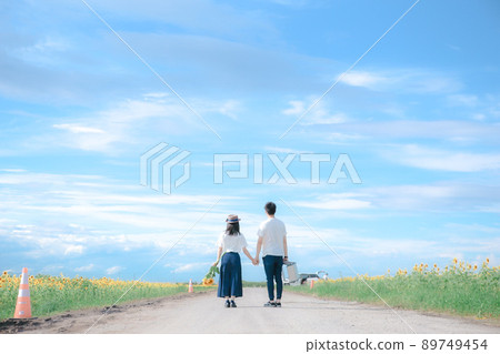 夏季鄉村道路 89749454