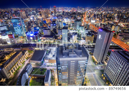 從名古屋市環球門看榮夜景 89749656