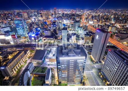 從名古屋市環球門看榮夜景 89749657