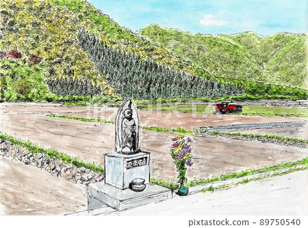 Jizo of the roadside 89750540