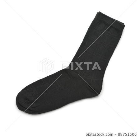 Black checkered mens socks 89751506