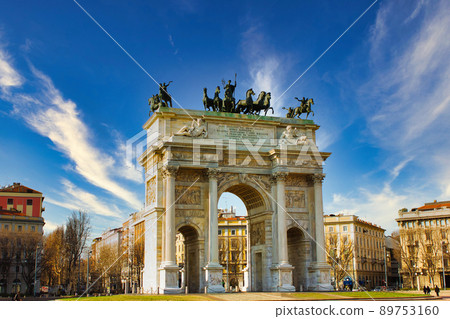 The gate of peace of Milan 89753160