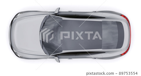 Premium electric sports sedan. Car isolated on white background. 3d rendering. Premium electric sports sedan. Car isolated on white background. 3d rendering. 89753554