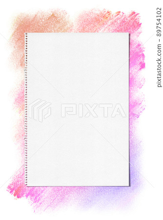 Warm pastel gradient background with sketchbook 89754102