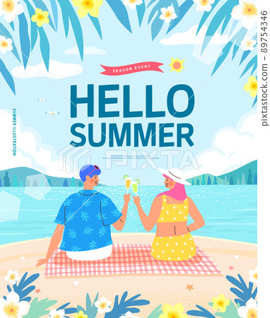 夏季,假期,購物,彈出窗口,橫幅 夏季,假期,購物,彈出窗口,橫幅 89754346