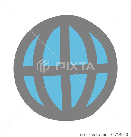 地球圖標（語言設置圖標） 89754660