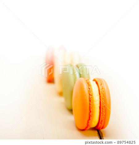colorful french macaroons 89754825