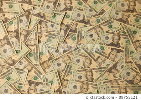 Big amount of old 20 dollar bills details on macro photography. Money earnings, payday or tax paying period Big amount of old 20 dollar bills details on macro photography. Money earnings, payday or tax paying period 89755121