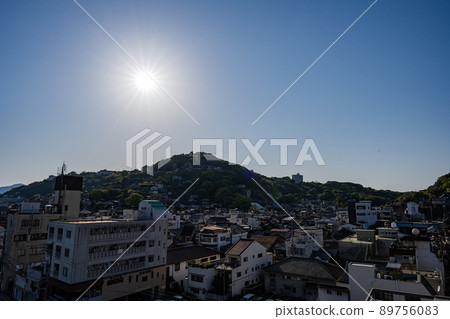 View from the rooftop observation deck of Onomichi City Hall 89756083