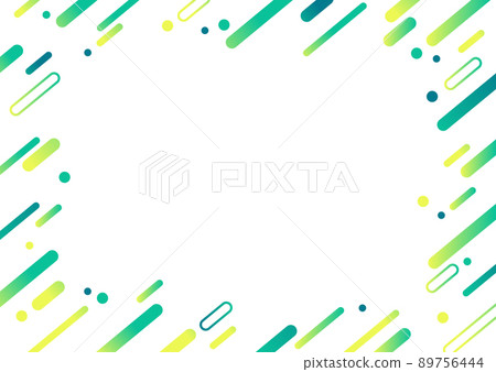 綠色幾何圖案背景素材 89756444